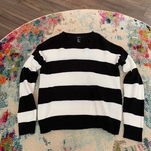 Black/White Striped Sweater